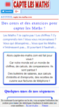 Mobile Screenshot of capte-les-maths.com
